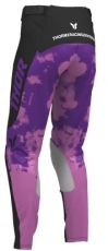 Women's motocross breeches THOR WMN LAUNCHMODE BLEACH BLK/ORCH