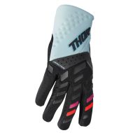 Mănuși de motocross damă THOR WOMEN'S SPECTRUM BLACK/LIGHT MINT