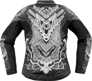 Women's motorcycle jacket ICON Women's Overlord3 NOBLE CE BLACK