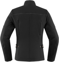 Women's textile motorcycle jacket ICON HELLA2 - BLACK