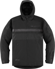 Women's textile motorcycle jacket ICON PDX3 CE BLACK