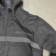 Women's textile motorcycle jacket ICON PDX3 CE ZJ00581