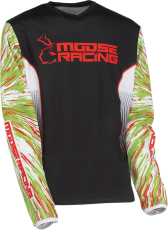Детска блуза MOOSE RACING AGROID RED/GREEN/BLACK