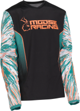 Детска блуза MOOSE RACING AGROID TEAL/ORANGE/BLACK
