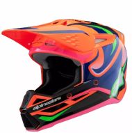 Παιδικό κράνος μοτοκρός ALPINESTARS SM3 DEEGAN OR/PU