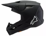Παιδικό κράνος μοτοκρός ALPINESTARS SM3 SOLID BLACK