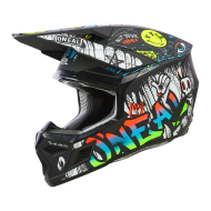Casca motocross copii O'NEAL 3SERIES RANCID BLACK/WHITE V.24