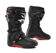 Children's motocross boots FALCO LEVEL BLACK