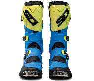 Kids motocross boots SIDI FLAME LIGHT BLUE/LIME