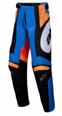 Pantaloni de motocross pentru copii Alpinestars YTH RACER MELT ORANGE/ALBASTRU