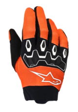 Детски мотокрос ръкавици ALPINESTARS FULL BORE V2 ORANGE/WHITE/BLACK