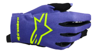 Детски мотокрос ръкавици ALPINESTARS RADAR PURPLE/YELLOW