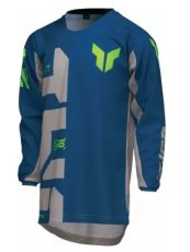 Tricou motocross copii THOR LAUNCHMODE FORGE BLUE