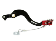 Manetă frână spate RFX Pro FT (negru/roșu) - Honda CRF450L 19-21