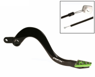 Заден лост за спирачка RFX Pro ST Rear Brake Lever (Black/Green) - Kawasaki KXF450 06-25