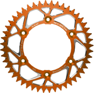 RFX Pro Series Elite Aluminum Rear Sprocket KTM SX 65 98-23 - 420 50T ORANGE