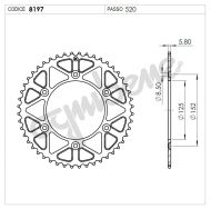 Rear Sprocket TROFEO 368197149 BLACK