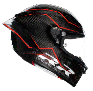 КАСКА AGV PISTA GP RR PERFORMANTE CARBON/RED
