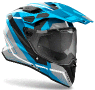 Каска AIROH COMMANDER 2 MAVICK CERULEAN BLUE