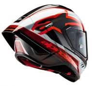 Κράνος ομάδας ALPINESTARS Supertech R10 Μαύρο/Carb/Κόκκινο/Λευκό