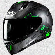 Cască HJC C10 Aspa GRI/VERDE MC4SF