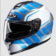 Κράνος HJC C70N HOLT ΛΕΥΚΟ/ΜΠΛΕ