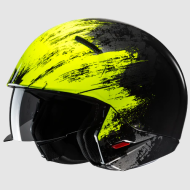 Каска HJC i20 FURIA BLACK/NEON YELLOW
