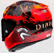 HJC RPHA 12 DIABLO BLIZZARD MC1 Helmet