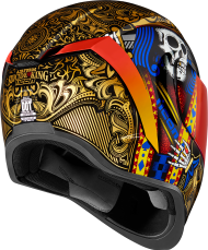 Helmet ICON AIRFORM SUICIDE KING GOLD