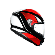 КАСКА K-6 S HYPHEN BLACK/RED/WHITE