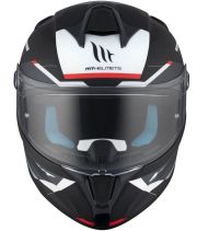 Casca MT TARGO S KAY B2 MAT NEGRU/ALB/ROSIU