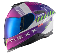 Κράνος NEXX Y100R FADE ΜΩΒ ΛΕΥΚΟ