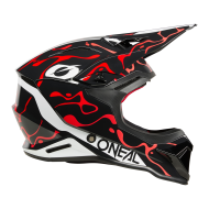 Κράνος O'NEAL 1SERIES SPLASH ΜΑΥΡΟ/ΚΟΚΚΙΝΟ