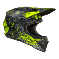 Κράνος O'NEAL 1SERIES ΖΩΝΤΑΝΟ ΜΑΥΡΟ/ΝΕΟΝ ΚΙΤΡΙΝΟ