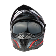 Casca O'NEAL A-SRS SPIKE NEGRU/GRI/ROSU