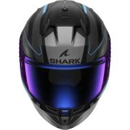 Helmet SHARK D-SKWAL 3 SIZLER MATT BLACK/GREY/BLUE