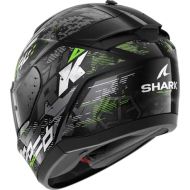 Helmet SHARK RIDILL 2 MOLOKAI GLOSS BLACK/GRAY/GREEN