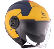 CASCA SCOOTER MT VIALE S SV BETA D3 NEGRU MAT/GALBEN