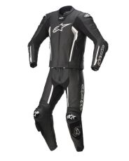 Salopetă ALPINESTARS LEATHER TEAM MISSILE V2 NEGRU/ALB