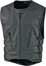 ICON Regulator™ D30® Leather Motorcycle Vest