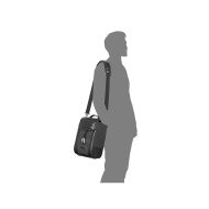 Leather Saddlebag SHAD SR38 Cafe Racer - BLACK