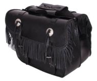 Кожени дисаги за мотор ADRENALINE FRINGES BLACK