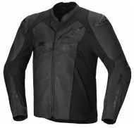 JACHETA MOTOCICLETA ALPINESTARS Faster V3 PIELE NEGRA