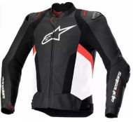 ALPINESTARS Missile V3 Airflow ΔΕΡΜΑΤΙΝΟ ΜΠΟΥΦΑΝ ΜΟΤΟΣΥΚΛΕΤΑΣ BLK/WHT/RD