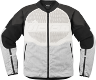 Leather Jacket ICON Overlord3™ CE Leather WHITE