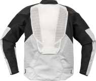 Leather Jacket ICON Overlord3™ CE Leather WHITE