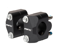 Kit adaptor ghidon RFX Race 22.2mm>28.6mm (negru)