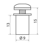 Комплект болтове за слюда 10 бр Red
