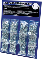 Bolt and nut set MOTION PRO HARDWARE KIT ZINC 12PK