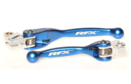Set manete flexibile forjate RFX Race (albastru) KXF250/450 04-12 / YZ125/250 01-07 YZF250 01-06 YZF426/450 01-07
